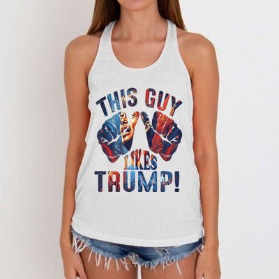 This Guy Likes Trump Women's Knotted Racerback Tank