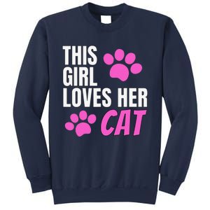 This Girl Loves Her Cat Sweatshirt