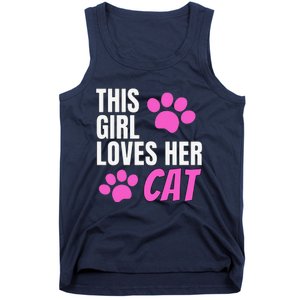 This Girl Loves Her Cat Tank Top