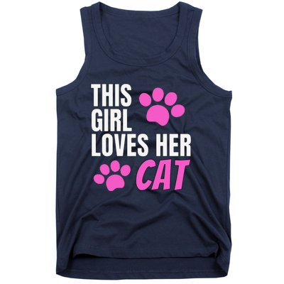 This Girl Loves Her Cat Tank Top