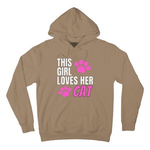 This Girl Loves Her Cat Hoodie