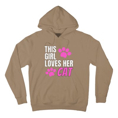 This Girl Loves Her Cat Hoodie