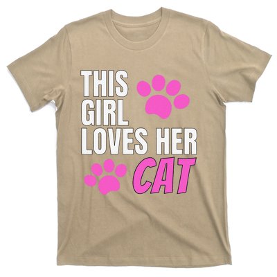 This Girl Loves Her Cat T-Shirt