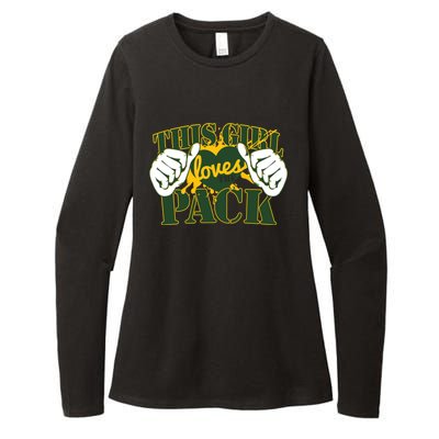 This Girl Loves The Pack Green Bay Packers Womens CVC Long Sleeve Shirt