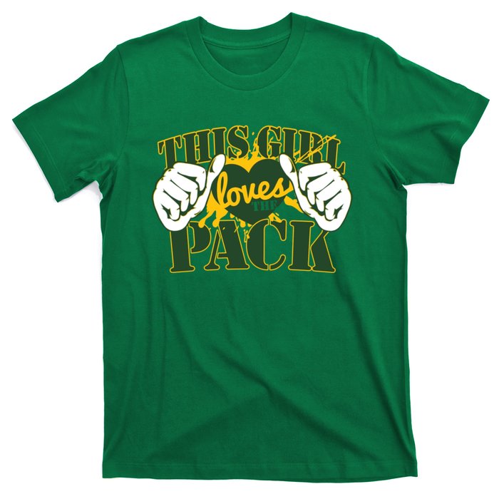 This Girl Loves The Pack Green Bay Packers T-Shirt