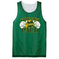 This Girl Loves The Pack Green Bay Packers Mesh Reversible Basketball Jersey Tank