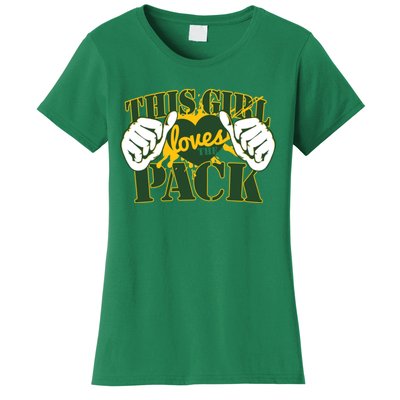 This Girl Loves The Pack Green Bay Packers Women's T-Shirt