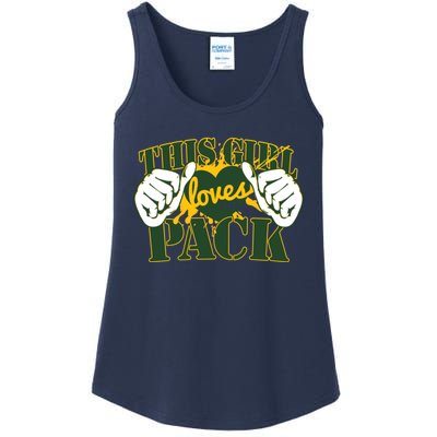 This Girl Loves The Pack Green Bay Packers Ladies Essential Tank