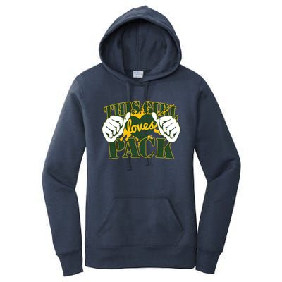 This Girl Loves The Pack Green Bay Packers Women's Pullover Hoodie