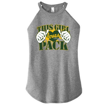 This Girl Loves The Pack Green Bay Packers Women's Perfect Tri Rocker Tank