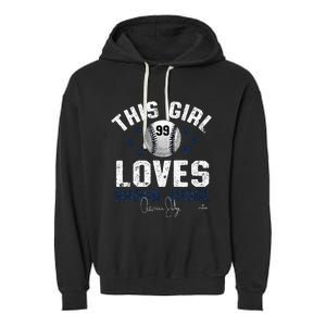 This Girl Loves Aaron Judge New York Garment-Dyed Fleece Hoodie