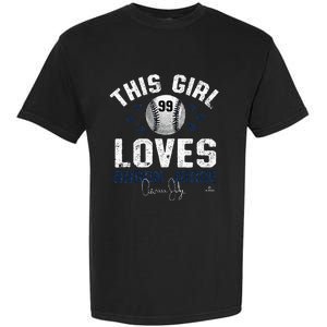 This Girl Loves Aaron Judge New York Garment-Dyed Heavyweight T-Shirt