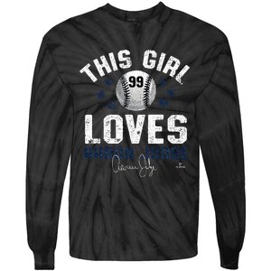 This Girl Loves Aaron Judge New York Tie-Dye Long Sleeve Shirt