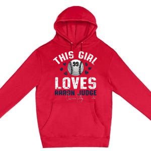 This Girl Loves Aaron Judge New York Premium Pullover Hoodie