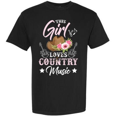 This Girl Loves Country Music Garment-Dyed Heavyweight T-Shirt