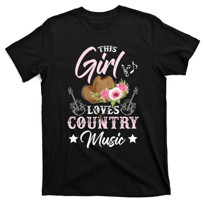 This Girl Loves Country Music T-Shirt