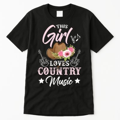 This Girl Loves Country Music Tall T-Shirt