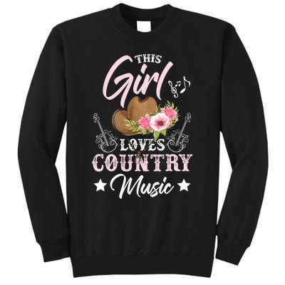 This Girl Loves Country Music Tall Sweatshirt