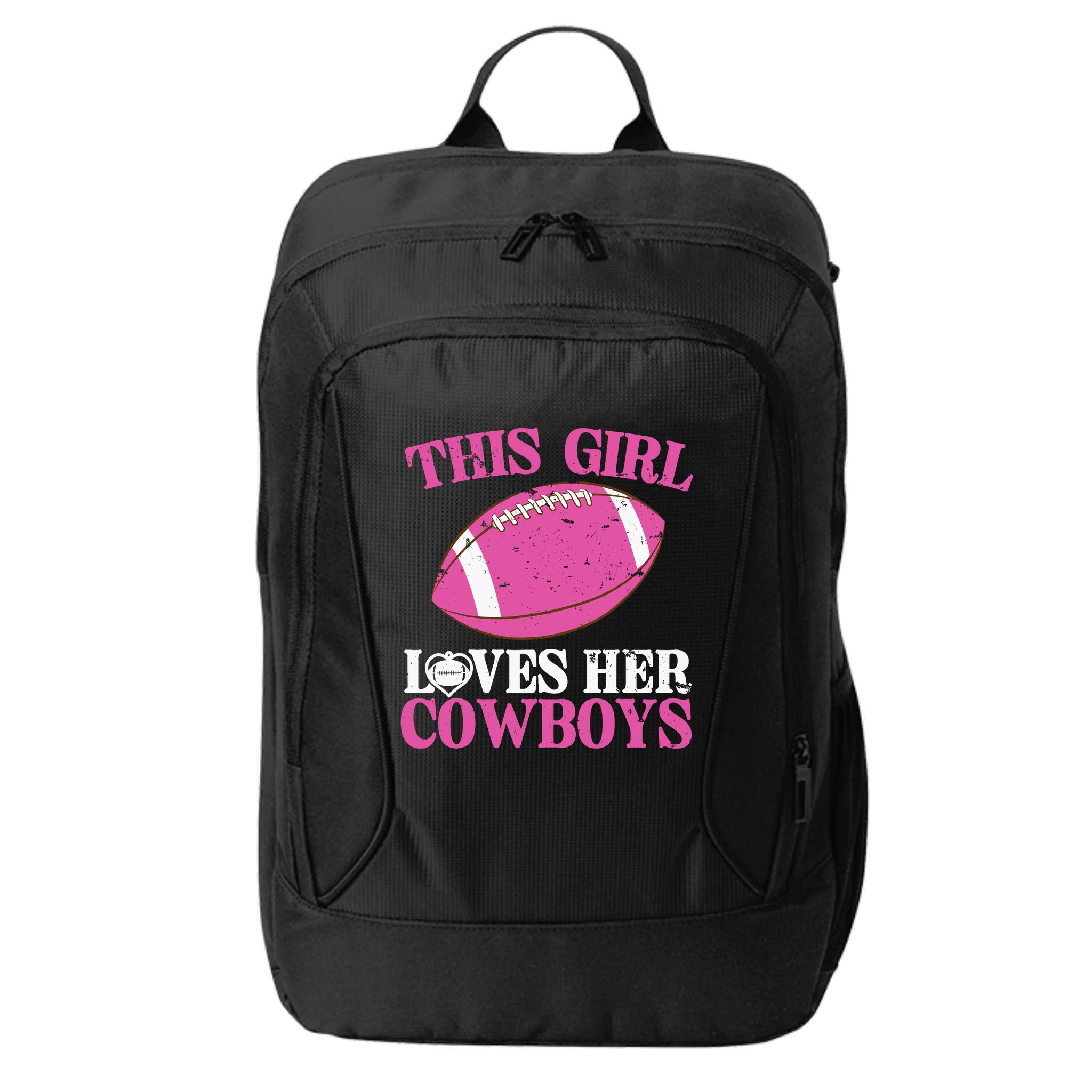 This Girl Loves Her Cowboy City Backpack
