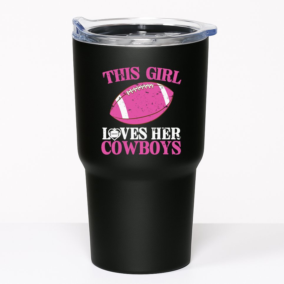 This Girl Loves Her Cowboy Tumbler