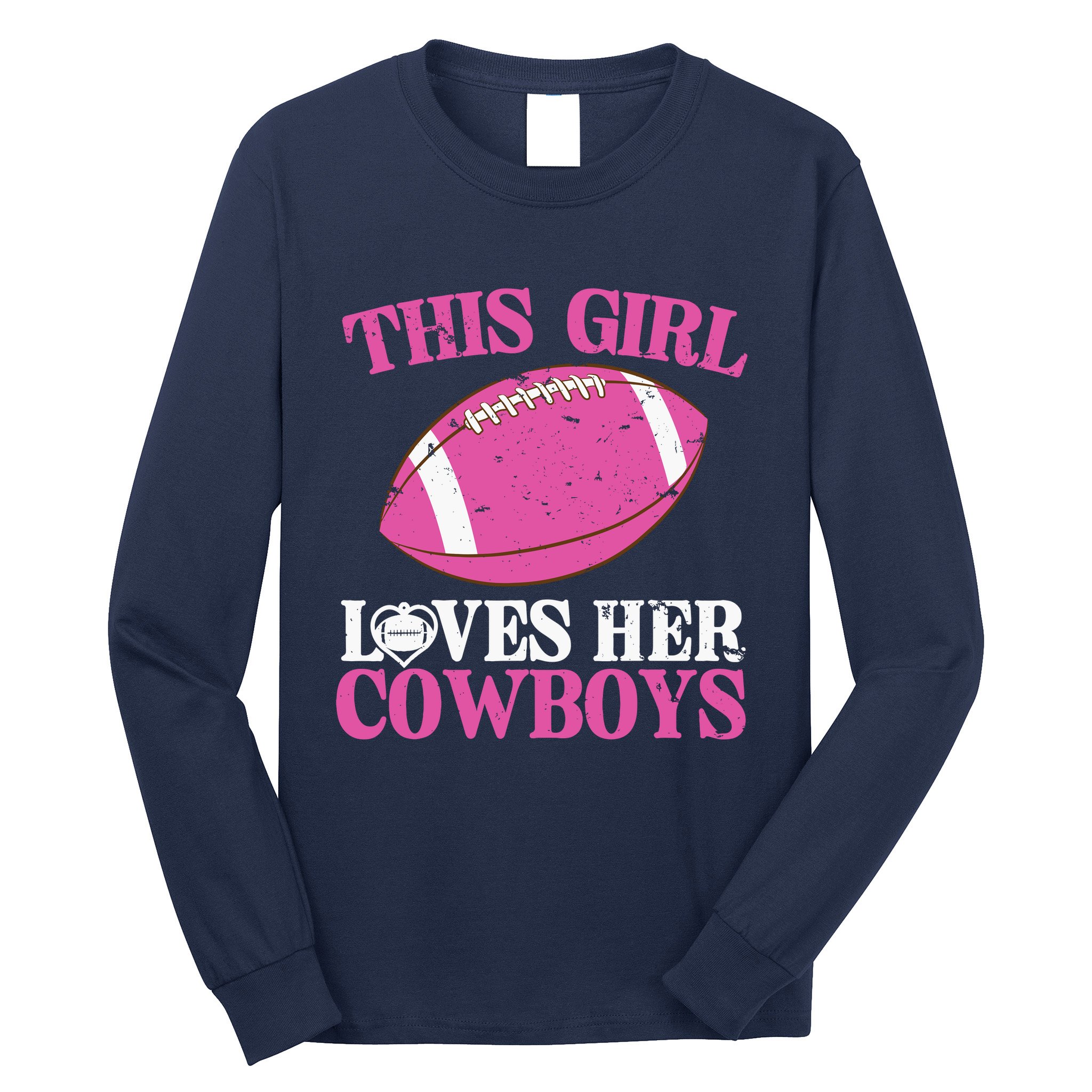 This Girl Loves Her Cowboy Long Sleeve Shirt