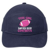 This Girl Loves Her Cowboy 7-Panel Snapback Hat