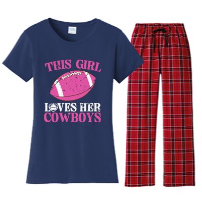 This Girl Loves Her Cowboy Women's Flannel Pajama Set