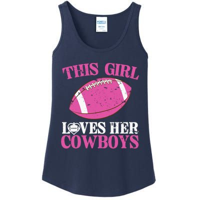 This Girl Loves Her Cowboy Ladies Essential Tank