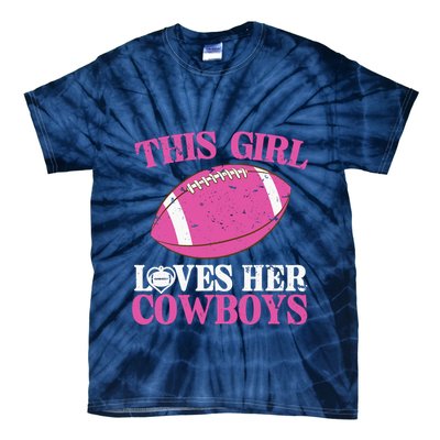 This Girl Loves Her Cowboy Tie-Dye T-Shirt