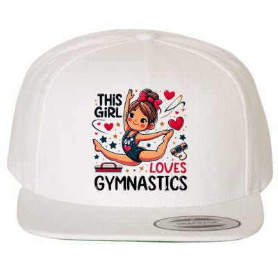 This Girl Loves Gymnastics Gymnastic Sport Lover Wool Snapback Cap