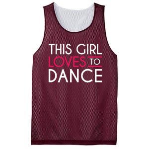 This Girl Loves To Dance Mesh Reversible Basketball Jersey Tank