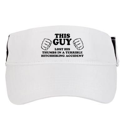 This Guy Lost His Thumbs In A Terrible Hitchhiking Accident Adult Drive Performance Visor