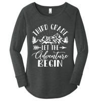 Third Grade Let The Adventure Begin First Day 3rd Grade Women's Perfect Tri Tunic Long Sleeve Shirt