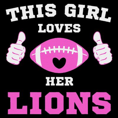 This Girl Loves Her Lions Pinky Leopard T-Shirt
