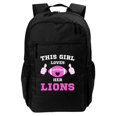 This Girl Loves Her Lions Pinky Leopard Backpack