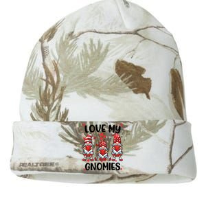 Three Gnome Love Valentines Day Love My Gnomies Mom Kati Licensed 12" Camo Beanie