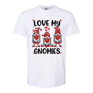 Three Gnome Love Valentines Day Love My Gnomies Mom Softstyle CVC T-Shirt