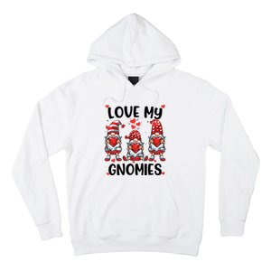 Three Gnome Love Valentines Day Love My Gnomies Mom Hoodie