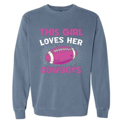 This Girl Loves Her Cowboy Garment-Dyed Sweatshirt