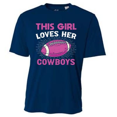 This Girl Loves Her Cowboy Cooling Performance Crew T-Shirt