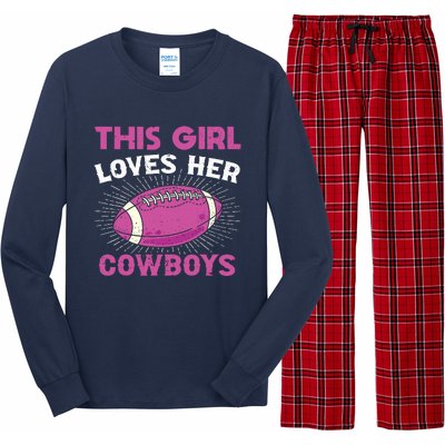 This Girl Loves Her Cowboy Long Sleeve Pajama Set