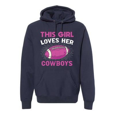 This Girl Loves Her Cowboy Premium Hoodie