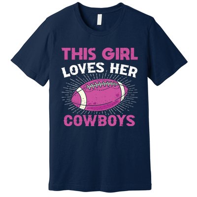 This Girl Loves Her Cowboy Premium T-Shirt