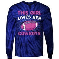 This Girl Loves Her Cowboy Tie-Dye Long Sleeve Shirt