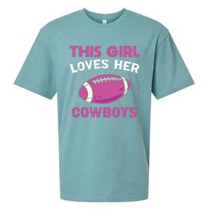 This Girl Loves Her Cowboy Sueded Cloud Jersey T-Shirt