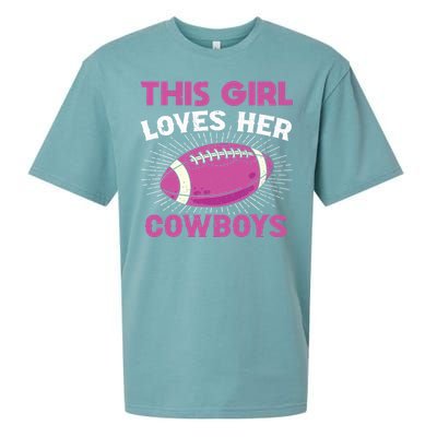 This Girl Loves Her Cowboy Sueded Cloud Jersey T-Shirt