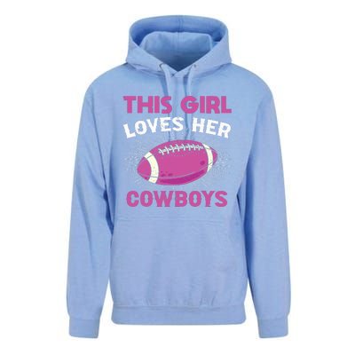 This Girl Loves Her Cowboy Unisex Surf Hoodie