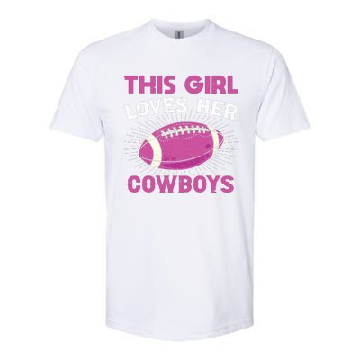 This Girl Loves Her Cowboy Softstyle CVC T-Shirt