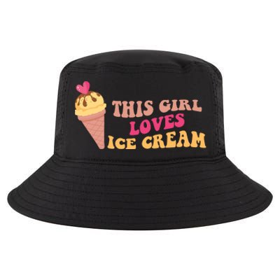 This Girl Loves Ice Cream Cute Gift Cool Comfort Performance Bucket Hat