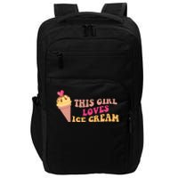 This Girl Loves Ice Cream Cute Gift Impact Tech Backpack